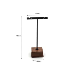 1PCS Jewelry Display Stand Necklace Earrings Jewelry Copper Wood Jewelry Display Props Shooting Jewelry Booth Display Pieces