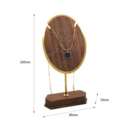 1PCS Jewelry Display Stand Necklace Earrings Jewelry Copper Wood Jewelry Display Props Shooting Jewelry Booth Display Pieces