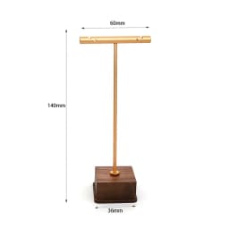 1PCS Jewelry Display Stand Necklace Earrings Jewelry Copper Wood Jewelry Display Props Shooting Jewelry Booth Display Pieces