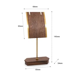 1PCS Jewelry Display Stand Necklace Earrings Jewelry Copper Wood Jewelry Display Props Shooting Jewelry Booth Display Pieces