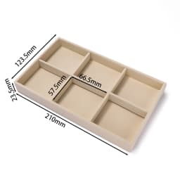 1pc Velvet Jewelry Tray Display Case Holder Portable Ring Earrings Necklace Box for Jewelry Craft Display Storage