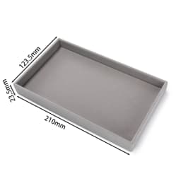 1pc Velvet Jewelry Tray Display Case Holder Portable Ring Earrings Necklace Box for Jewelry Craft Display Storage