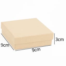 1PC Kraft Paper Jewelry Box Bracelet Necklace Ring Earring Box Handmde Wedding Gifts Packaging Box Jewelry Accessories