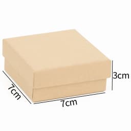1PC Kraft Paper Jewelry Box Bracelet Necklace Ring Earring Box Handmde Wedding Gifts Packaging Box Jewelry Accessories