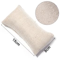 1Pc Beige Linen Fabric Jewelry Pillow For Watch Bangle Bracelet Display Holder Gift Jewelry Cushion DIY Accessories Wholesale