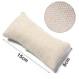 1Pc Beige Linen Fabric Jewelry Pillow For Watch Bangle Bracelet Display Holder Gift Jewelry Cushion DIY Accessories Wholesale