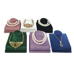 Mini Neck Portrait Model Jewelry Rack Pendant Necklace Showing Stand Jewelry Display Props for Jewelry Store Window Counter