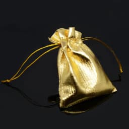 10pcs/bag Fabric Packing Bags 7x9 9x12 10x15cm Silver Color Gold Color Drawstring Wedding Party Jewelry Gift Bags & Pouches