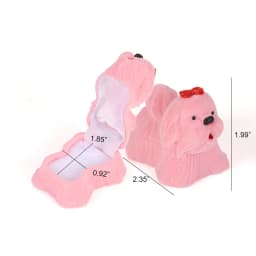 Velvet Jewelry Box Organizer Cute Animal Wedding Ring Box Fruit Storage Case Earring Necklace Display Packaging Gift Accessories