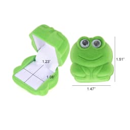 Velvet Jewelry Box Organizer Cute Animal Wedding Ring Box Fruit Storage Case Earring Necklace Display Packaging Gift Accessories