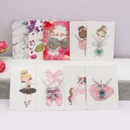 50 Pieces/Lot Necklace Card 5x7cm/5x5cm/Abstract Painting Paper Card Jewelry Packaging Card