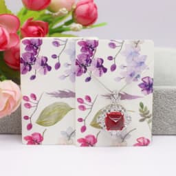 50 Pieces/Lot Necklace Card 5x7cm/5x5cm/Abstract Painting Paper Card Jewelry Packaging Card