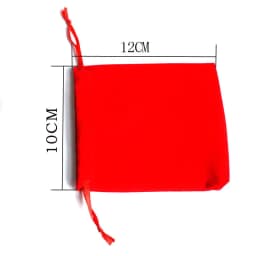 7x9/10x12cm 5pcs/lot Velvet Drawstring Bags Jewelry Packaging Pouches For Candy Earrings Beads Christmas Wedding Party Gift Bag