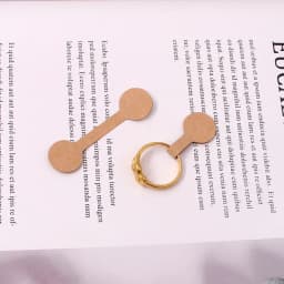 Wholesale 50/100 Pieces Of Jewelry Store Essential White Self-Adhesive Square Round Head Price Tag Kraft Paper Display