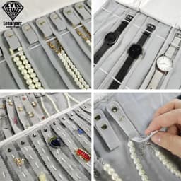 Jewelry Roll Jewellery Storage Bag Portable Velvet Pouch Ring Earring Necklace Storage Holder Set Jewelry Organize Bags