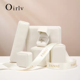Oirlv Velvet Ring Box Classical Earring Necklace Bangle/Bracelet Case Jewelry Gift Box for Wedding Jewelry Display Storage Box