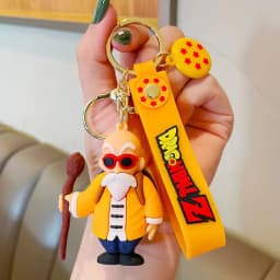 Dragon Ball Z Goku Figure Keychain Anime Super Saiyan Keyring Bag Pendant Car Ornament Kids Toy Christmas Gift
