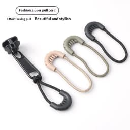 5Pcs Replacement Zipper Pull Puller For Bag Suitcase Backpack Tent Zipper Ropes Clips Lock Zip Slider Apparel Accessories