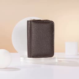 Women PU Card Holder Wallet, Compact Accordion Credit Card Case, Multi Slot Organizer for Card Cash Custom Logo Bulk Dropship