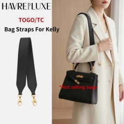 Togo Cowhide Wide Shoulder Strap For Kelly 25 Bag,Underarm Replacement Bag Strap,Handbag Modification Bag Accessories