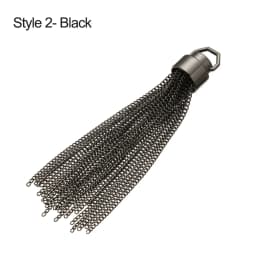 Fashion Metal Decoration Buckle Tassel Pendant Keychain for Handbag Bag Purse Hardware Accessories DIY Crafts Decor Tassel