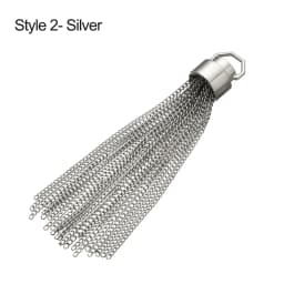 Fashion Metal Decoration Buckle Tassel Pendant Keychain for Handbag Bag Purse Hardware Accessories DIY Crafts Decor Tassel