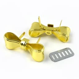 4/10Pcs Deepeel Metal Bowknot Buckle 47x17mm Handbag Label Pin Clasp Bag Side Clip Hook Clothes Decor Buckles DIY Accessories