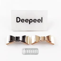 4/10Pcs Deepeel Metal Bowknot Buckle 47x17mm Handbag Label Pin Clasp Bag Side Clip Hook Clothes Decor Buckles DIY Accessories
