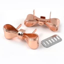 4/10Pcs Deepeel Metal Bowknot Buckle 47x17mm Handbag Label Pin Clasp Bag Side Clip Hook Clothes Decor Buckles DIY Accessories