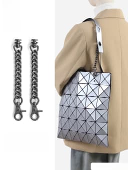 Extended Diamond Boston Bag Six-Grid Ten-Grid Shoulder Strap Lengthened Chain Belt for Three Houses Life