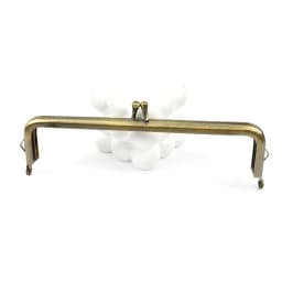 1/2/4Pcs 18cm Metal Kiss Clasp Lock Purse Frame Bead Head Square Handle Women Handbag Wallet Handles DIY Bag Bracket Accessories
