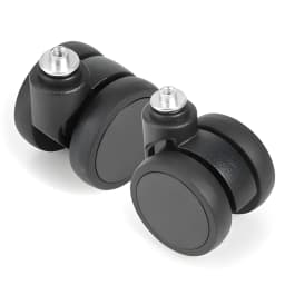 1/2Pcs Black Trolley Caster Replacement Suitcase Luggage Wheel Double Row 360° Spinner Repairing Kit Heavy Duty Wheels STLN-52