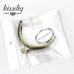 KISSDIY 20pcs/lot 8.5cm Antique Bronze Metal Purse Frame Coin Kiss Clasp Handle For DIY Hardware Bag Accessory