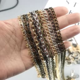 20pcs O Type 40/60/120cm Metal Bags Chain Purse Buckles Women Shoulder strap for bags replace Crossbody chain Bag Accessories