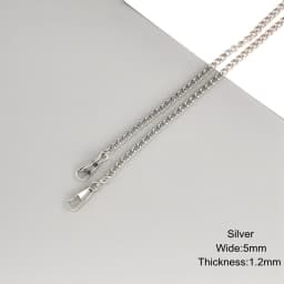 20pcs O Type 40/60/120cm Metal Bags Chain Purse Buckles Women Shoulder strap for bags replace Crossbody chain Bag Accessories