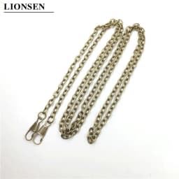 20pcs O Type 40/60/120cm Metal Bags Chain Purse Buckles Women Shoulder strap for bags replace Crossbody chain Bag Accessories