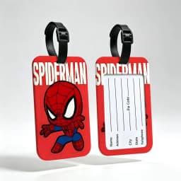 A-Avengers Canvas Painting Anti lost Travel Luggage Tag PVC ID Information Card Holder Baggage Name Label For Outdoor Trip