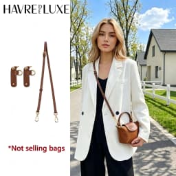 Genuine Leather Shoulder Strap Fit For Longchamp Mini Le Pliage Punch Free Crossbody Bag Strap Accessories