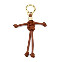 CH Women's Fashion Human Shape Knot Keychain Bag Charm Purse Pendant with Gold Hardware Gift Box Packaging 2026 New Accessories