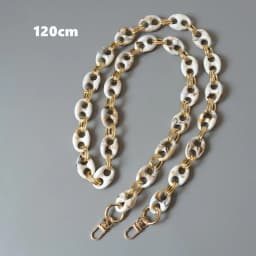 New Fashion Woman Bag Accessory Parts Leopard Candy Beige Blue Acrylic Resin Metal Chain Strap Women Shoulder Cute Clutch Chain