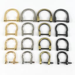Deepeel 4/10Pcs 14-25mm Metal Buckles Detachable D Ring Clasps Bag Strap Chains Side Connect Buckle Replace Hardware Accessories