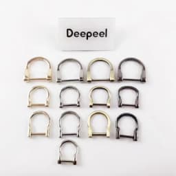 Deepeel 4/10Pcs 14-25mm Metal Buckles Detachable D Ring Clasps Bag Strap Chains Side Connect Buckle Replace Hardware Accessories
