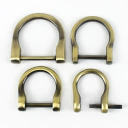 Deepeel 4/10Pcs 14-25mm Metal Buckles Detachable D Ring Clasps Bag Strap Chains Side Connect Buckle Replace Hardware Accessories