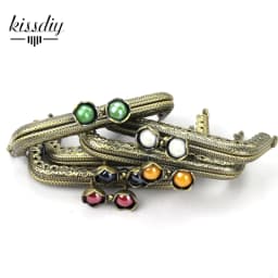 KISSDIY 5pcs mix color 8.5cm lotus Head Metal Purse Frame Bronze Square Lace kiss clasp Handle DIY Clutch Bag Accessories