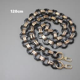 New Fashion Woman Brand Handbag Accessory Chain Detachable Replacement Shoulder Strap Women DIY Shoulder Clutch Resin Chains