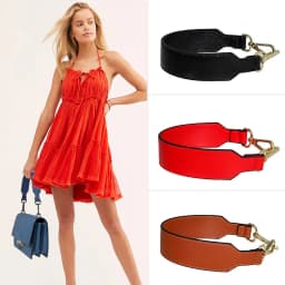 3.5cm PU Leather Bag Strap Replacement Belt Handbag Short Handles Shoulder Bags Straps for Women Purse Accessories Unadjustable