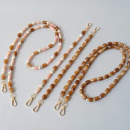 New Fashion Woman Bag Accessory Detachable Solid Beaded Chains Cute Acrylic Luxury Strap Women Bag Brown Shoulder Handle Chain