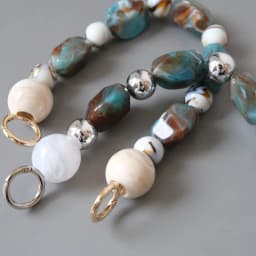 New Fashion Woman Handbag Accessory Parts White Beige Beads Acrylic Resin Chain Luxury Strap Women Shoulder Luxury Clutch Chain