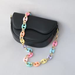 New Fashion Woman Bag Accessory Detachable Candy Acrylic Chain Cute Acrylic Luxury Strap Women Elegant Bag Shoulder Handle Chain