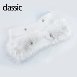 New Women Winter Autumn Faux Fox Fur Furry Trim Trims for O BAG Thermal Plush Decoration Fit for Classic Big Mini Obag